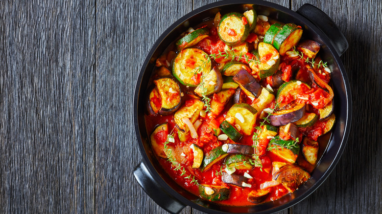 Spanish tomato vegetable stew