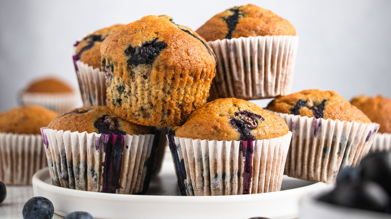 best banana blueberry muffins