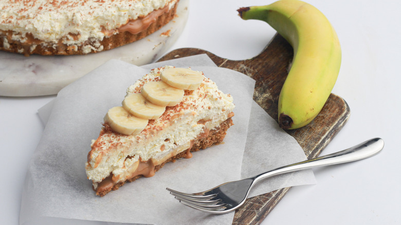 slice of banoffee pie