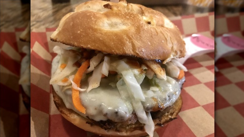 A pork butt and tenderloin sandwich