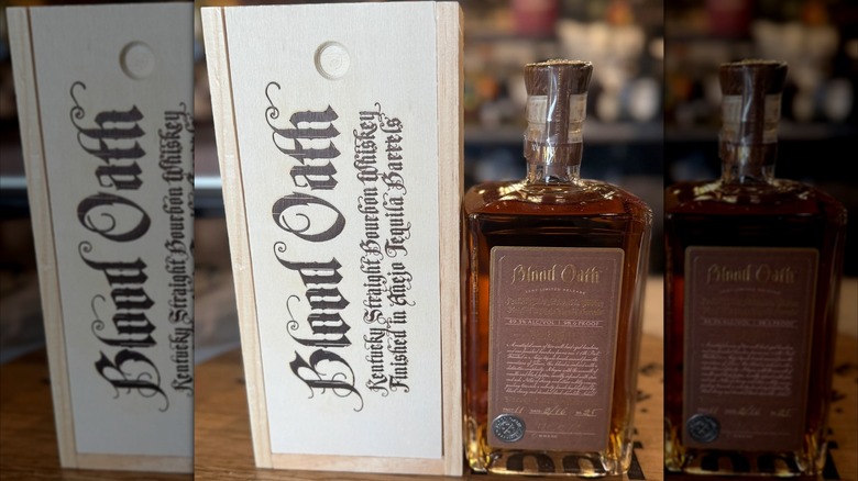 Bottle and box for Blood Oath Pact No. 11