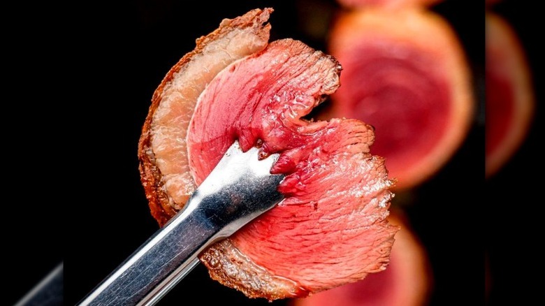 a piece of picanha steak