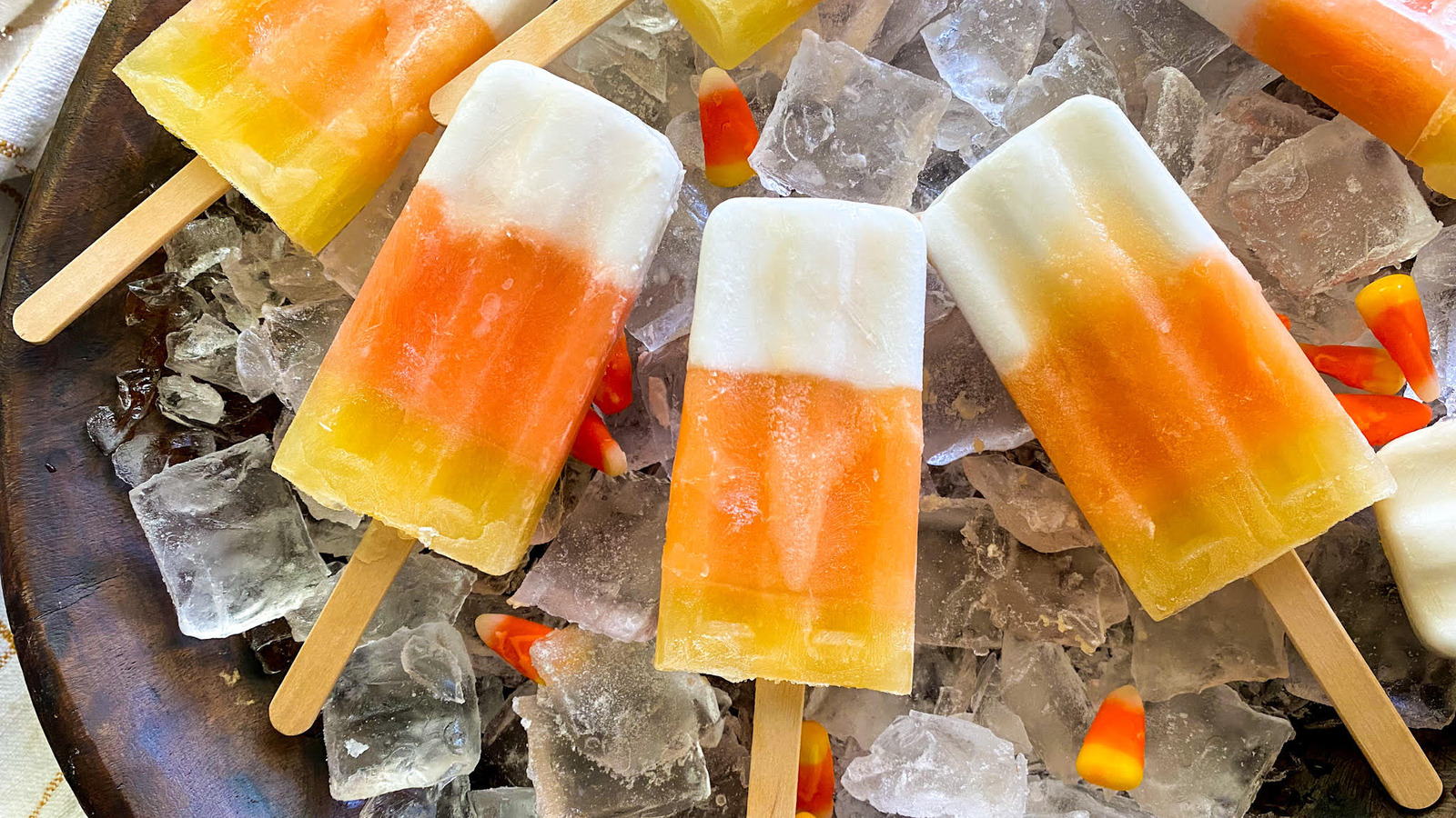 Best Candy Corn Popsicles Recipe