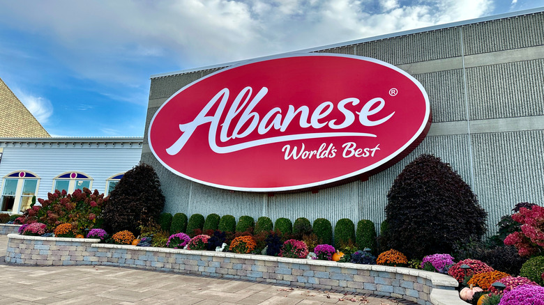 Exterior of Albanese Factory Store