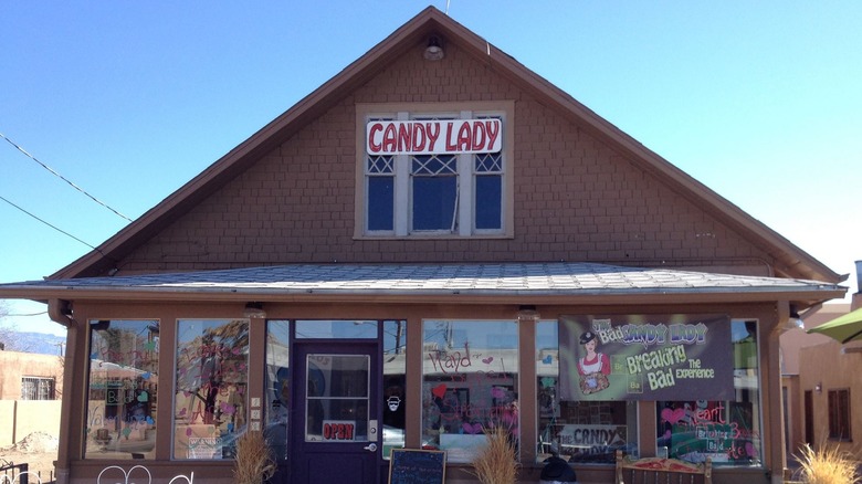 exterior of Candy Lady in Albuquerque
