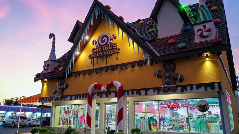 outside of Gretel's Candy House
