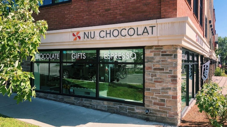 Nu Chocolate corner shop exterior