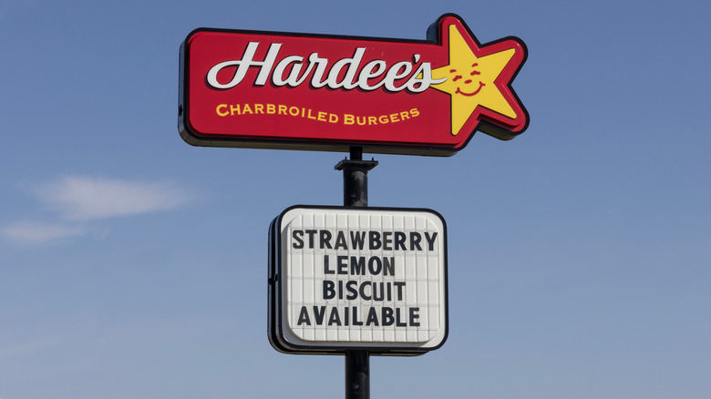 Hardee's sign