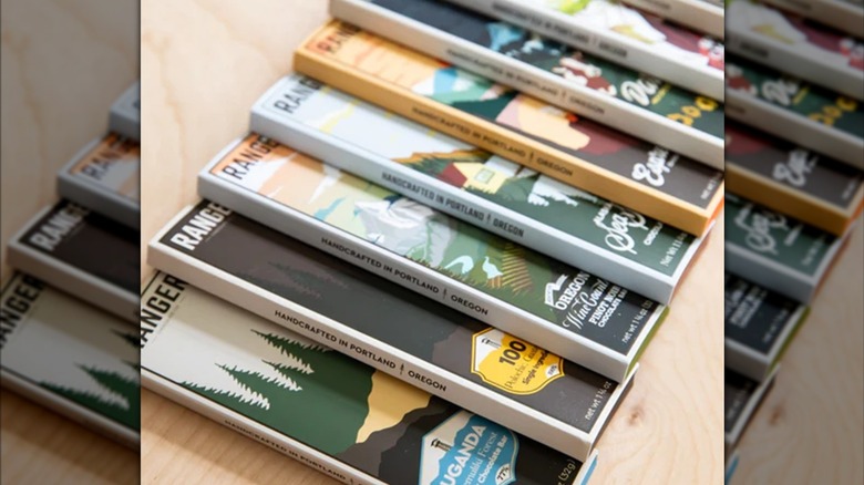 Selection of craft candy bars