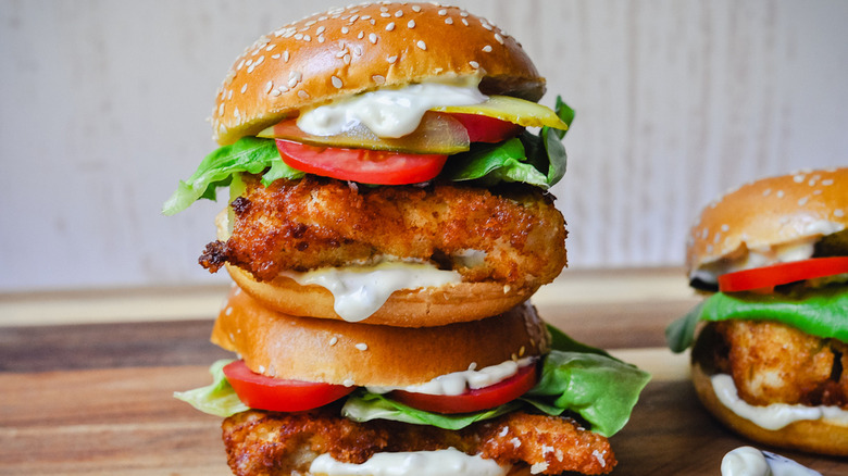 cod fried sandwich