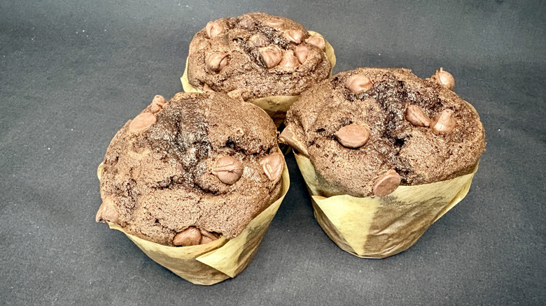 Costco's triple chocolate muffins