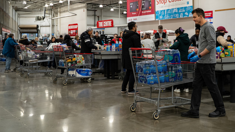Costco checkout area