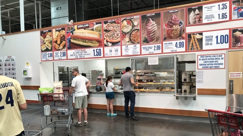 Costco food court in Kalamazoo, Michigan.