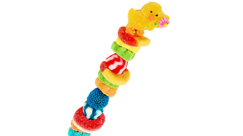 Dylan's Candy easter gummy kebobs