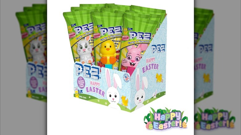 Easter PEZ pack candy dispensers