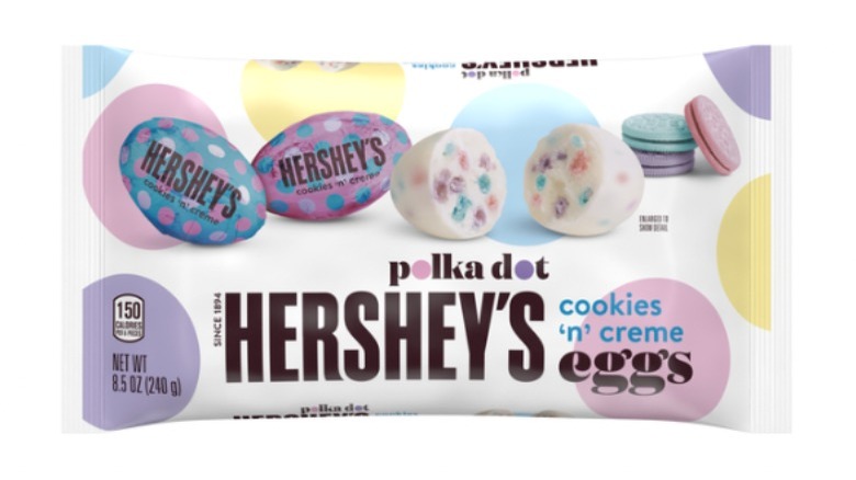 Polka Dot Hershey's chocolate eggs