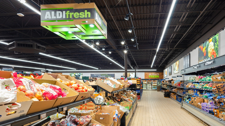 Aldi's produce department
