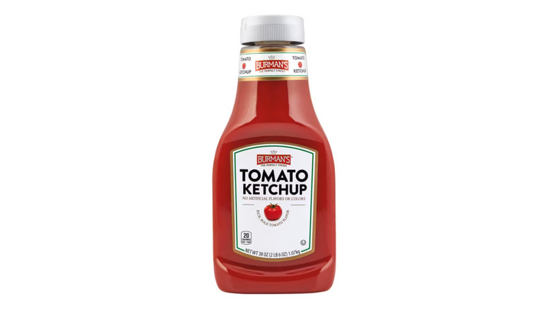 bottle of Aldi ketchup