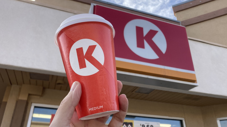 Circle K hot chocolate cup