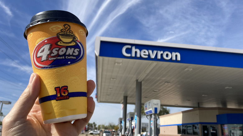 hot chocolate at Chevron 4 Sons
