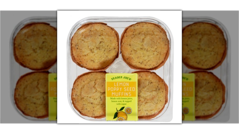 Trader Joe's lemon poppyseed muffins