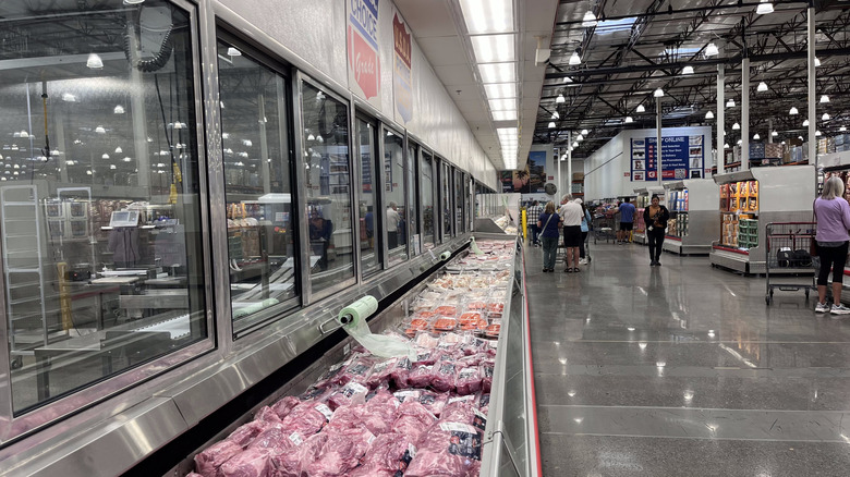 meat department in Costco