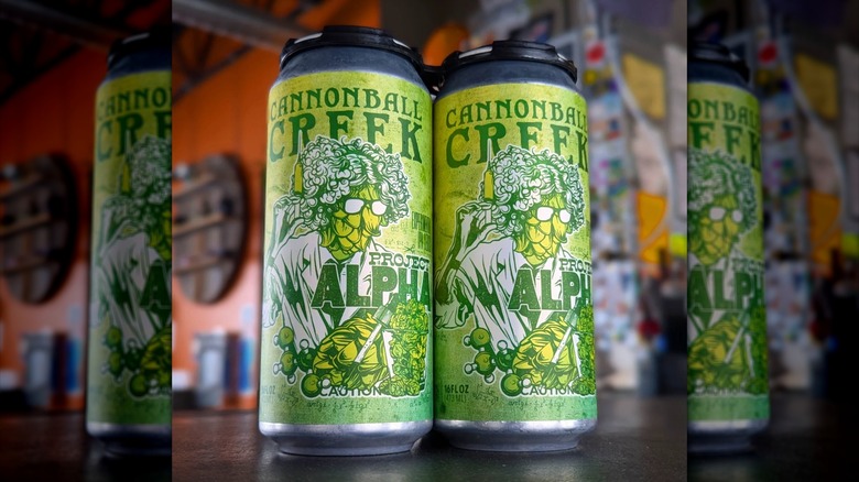Cannonball Creek Project Alpha tall cans