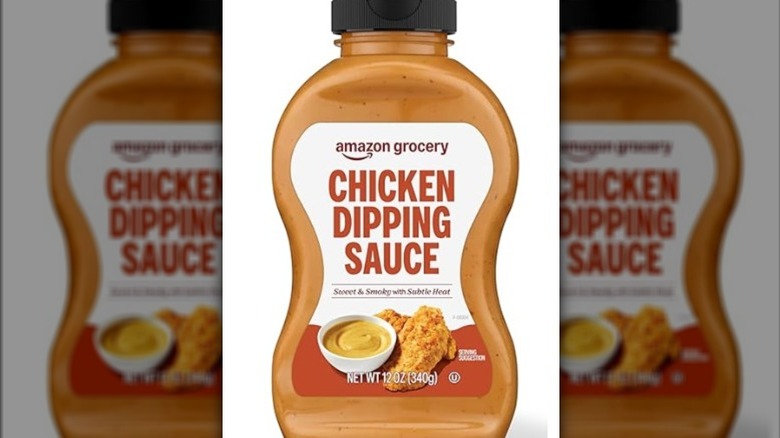 Bottle of Amazon Grocery chicken dipping sauce