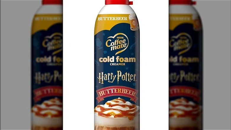 Coffee Mate Harry Potter Butterbeer-flavored cold foam creamer