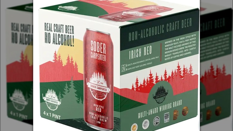 Pack of Sober Carpenter non-alcoholic Irish red beer