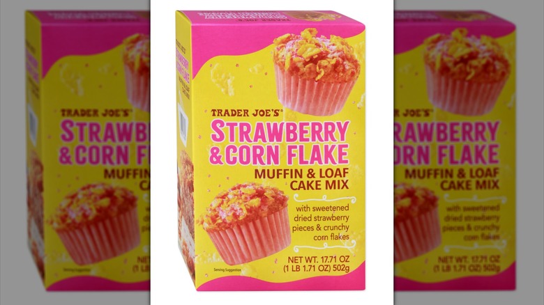 Trader Joe's Strawberry & Corn Flake Cake Muffin & Loaf Cake Mix
