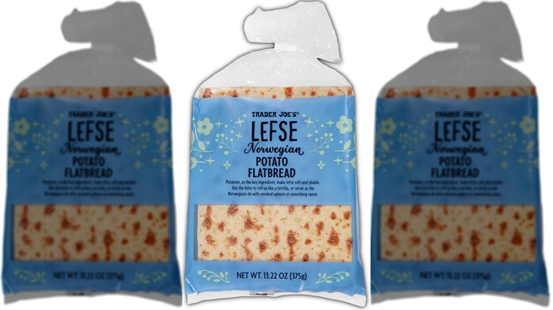 Bag of Norwegian potato flatbread.