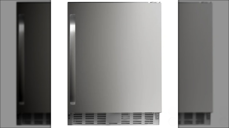 stainless steel mini refrigerator