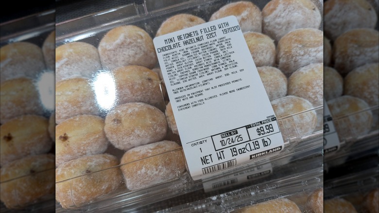 Mini filled beignets from Costco bakery