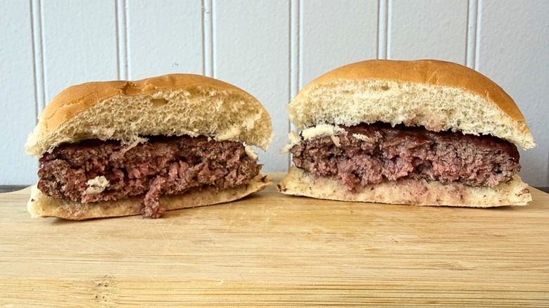 Charcoal-grilled burger