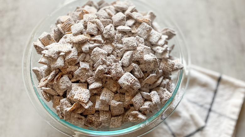 Bowl of muddy buddies