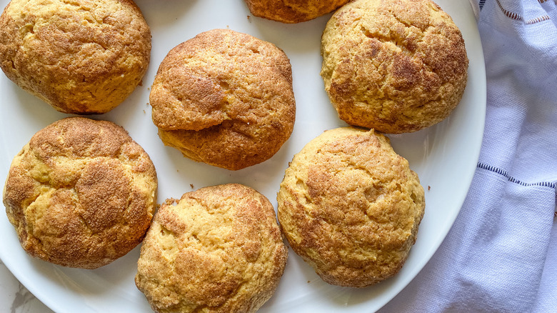 plate of pumpkin snickerdoodle