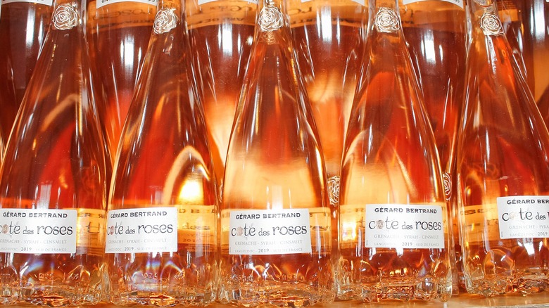 Bottles of Gerard Bertrand Cotes du Roses Rose