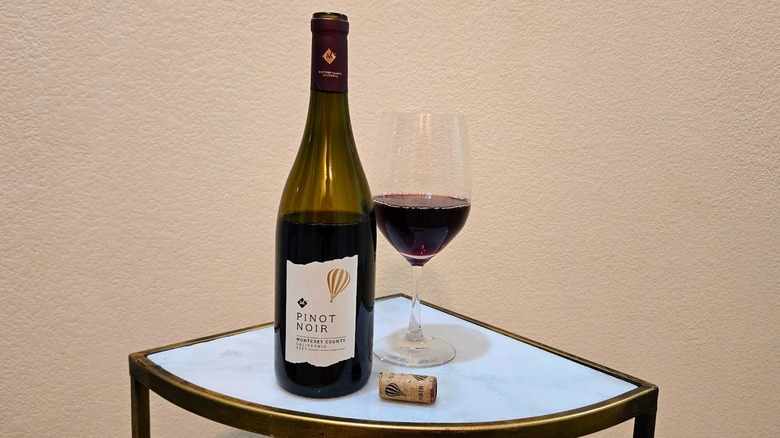 Member's Mark Monterey County Pinot Noir and glass