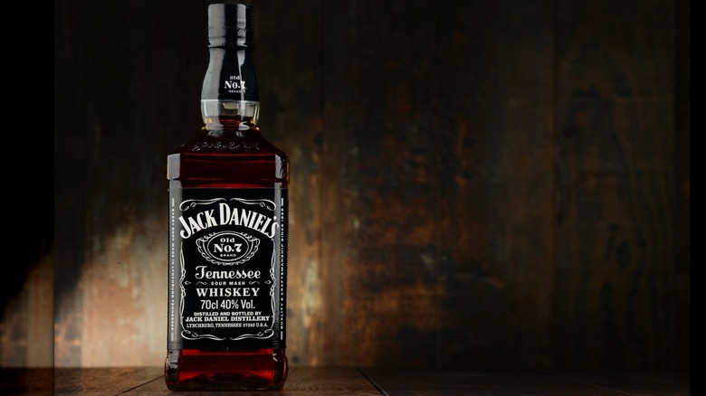 A bottle of Jack Daniels