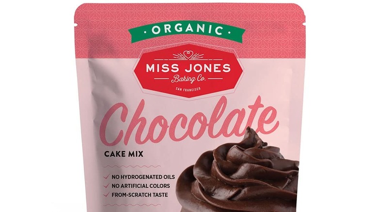 Package of Miss Jones organic pumpkin baking mix