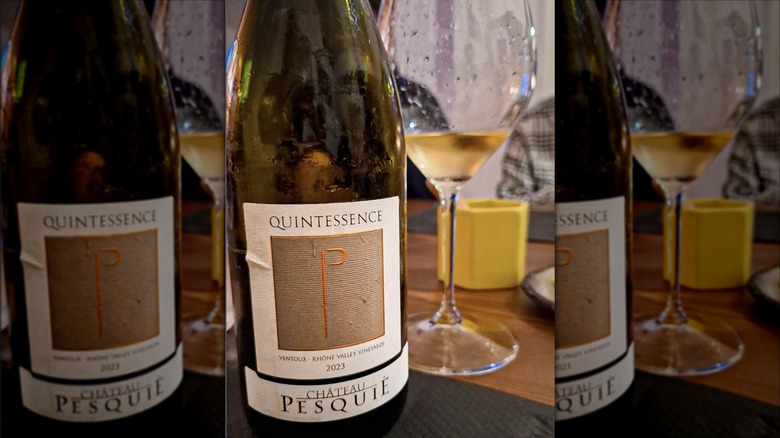 Bottle of Chateau Pesquie Quintessence Blanc