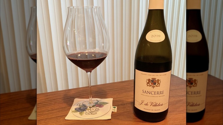 Bottle of J. de Villebois Sancerre Rouge