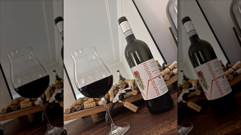 Bottle of Voerzio Martini Langhe Nebbiolo