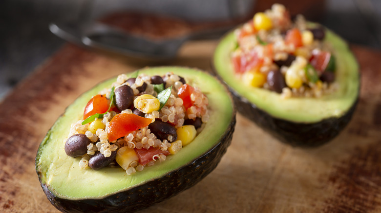 stuffed avocadoes