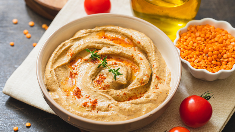 Lentil hummus