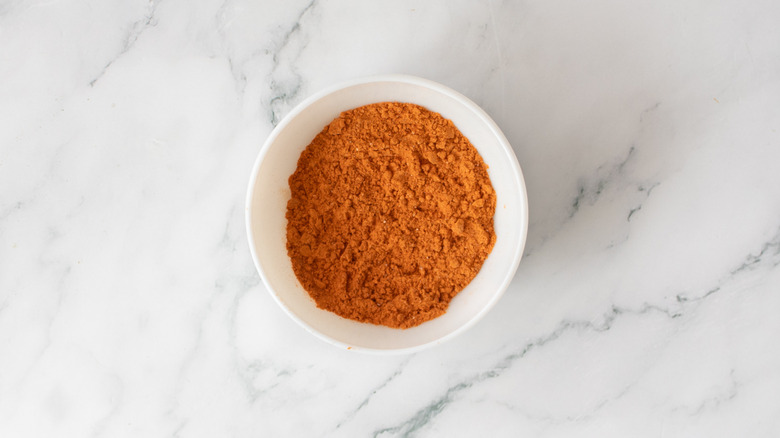 seasoning mix in a white bowl