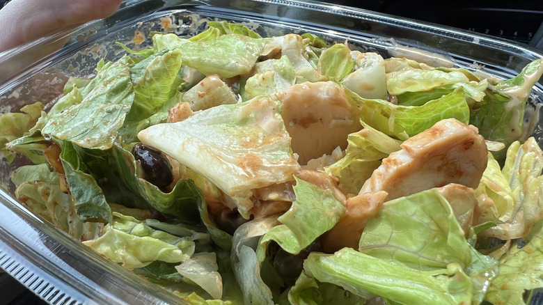 To-go chicken salad from Panera Bread
