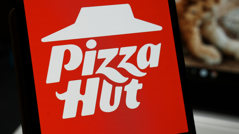 Close-up of the Pizza Hut app on a phone screen
