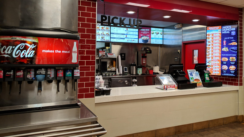 Jack in the Box restaurant interior
